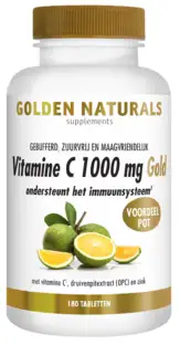 GOLDEN NATURALS VITAMINE C 1000MG GOLD 180ST