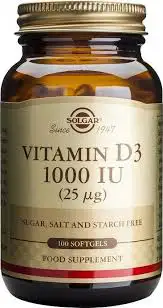 SOLGAR VITAMIN D-3 25MCG 1000IU SOFTGELS 250ST