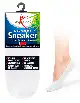 LUCOVITAAL BAMBOE SNEAKERSOK WIT 43-46 1PAAR