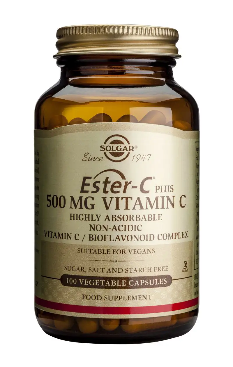SOLGAR ESTER-CR PLUS 500MG VITAMIN C 100ST
