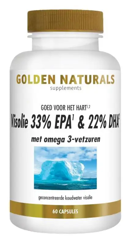 GOLDEN NATURALS VISOLIE 33%EPA & 22%DHA 60ST