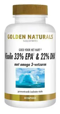 GOLDEN NATURALS VISOLIE 33%EPA & 22%DHA 60ST