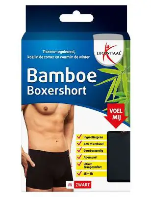 LUCOVITAAL BAMBOE BOXERSHORT MT S 1 STUK
