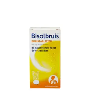 BISOLBRUIS BRUISTABL. 600MG AC 10