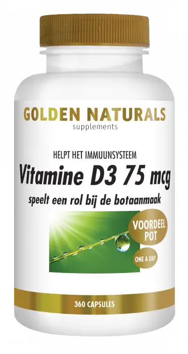 GOLDEN NATURALS VITAMINE D3 75MCG 360ST
