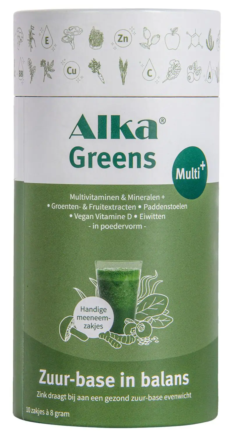 ALKA GREENS MULTI+ - 10 STICKS 10