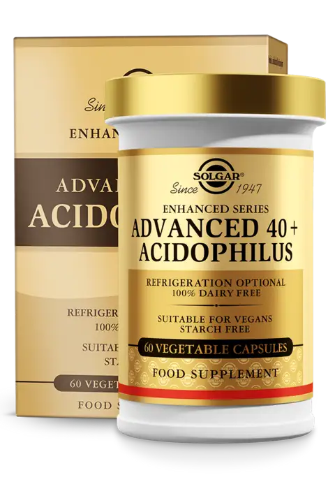 SOLGAR ADVANCED 40+ ACIDOPHILUS 60ST