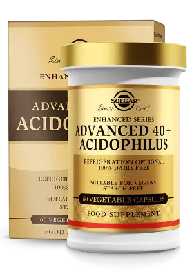 SOLGAR ADVANCED 40+ ACIDOPHILUS 60ST