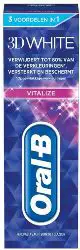 ORAL-B TANDPASTA 3D WHITE VITALIZE 75ML