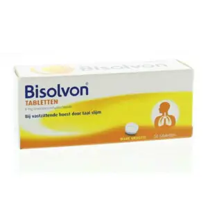 BISOLVON TABLETTEN 8MG BROOMHEXINE 50ST