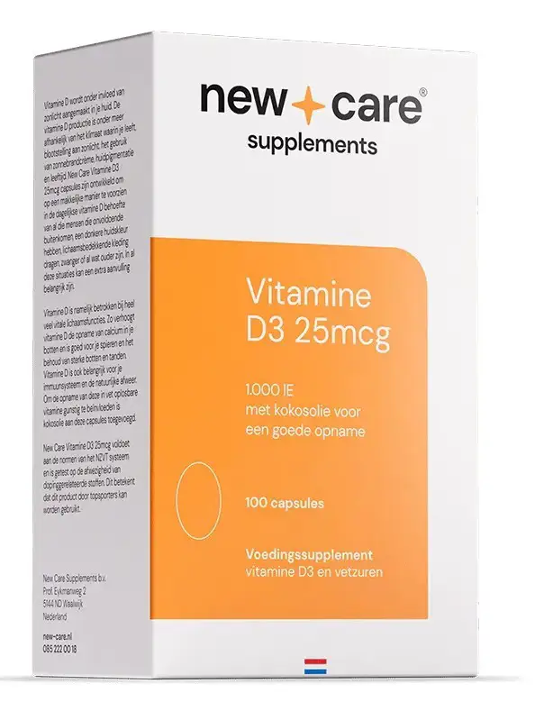 NEW CARE VITAMINE D3 25MCG 100 100