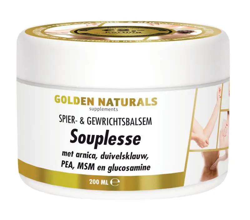 GOLDEN NATURALS SOUPLESSE SPIER&GEWRICHTSBALSEM 200ML