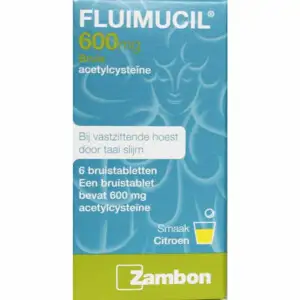 FLUIMUCIL BRUISTABLETTEN CITRO 6