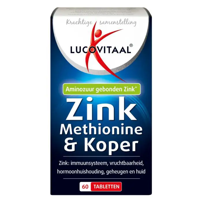 LUCOVITAAL ZINK METHION&KOPER 60