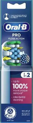 ORAL-B FLOSS ACTION OPZETBORSTEL 2ST