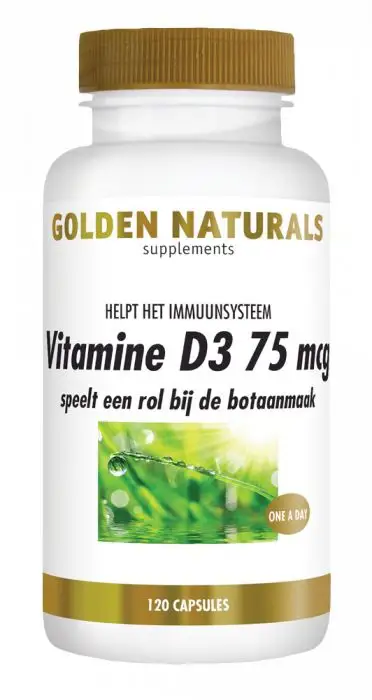 GOLDEN NATURALS VITAMINE D3 75MCG 120ST