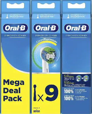 ORAL-B PRECISION CLEAN OPZETBORSTEL 3+3+3 PACK