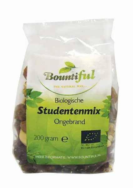 BOUNTIFUL STUDENTENMIX BIO 200GR BIO