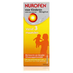 NUROFEN KINDEREN 100MG SINAASA 100