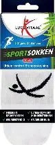 LUCOVITAAL BAMBOE SPORTSOKKEN 39-42 WIT 1 PAAR