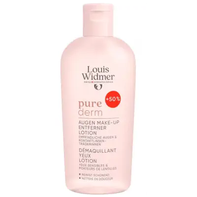 LOUIS WIDMER PUREDERM OOGMAKE-UP REIN. LOTION NP 150 ML