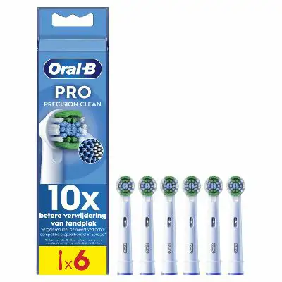ORAL-B OPZETBORSTEL PRECISION CLEAN 6 PAK