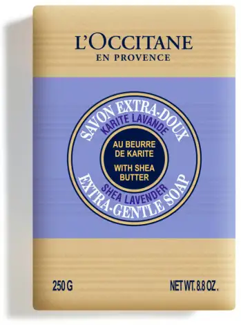 L'OCCITANE SHEA BUTTER LAVENDER SOAP 250 GR SHEA BUTTER