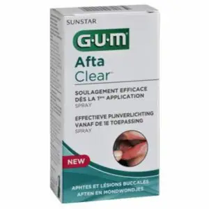 GUM AFTACLEAR SPRAY 15ML 15