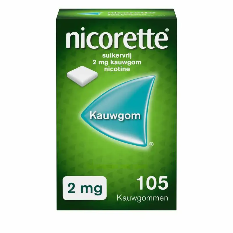 NICORETTE KAUWGOM 2MG CLASSIC 105