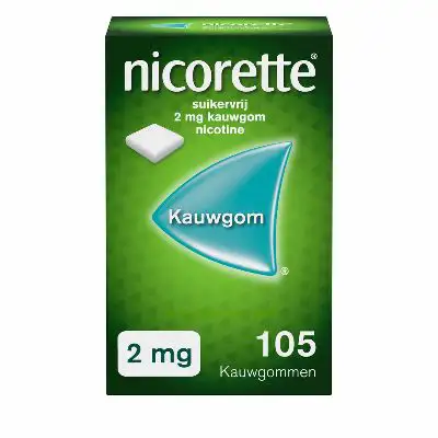 NICORETTE KAUWGOM 2MG CLASSIC 105