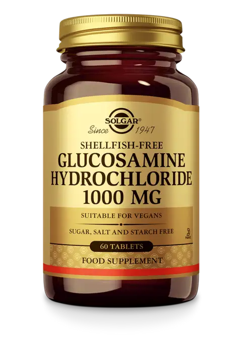 SOLGAR GLUCOSAMINE HCL 1000MG 60ST