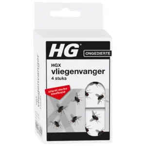 HG X VLIEGENVANGER 4ST 4 INSECTICIDEN