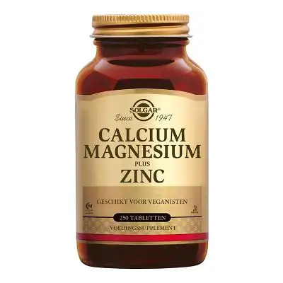 SOLGAR CALCIUM MAGNESIUM PLUS ZINC 250ST