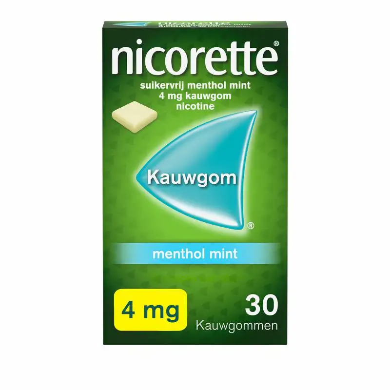 NICORETTE KAUWGOM 4MG MENTHOL 30