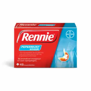 RENNIE KAUWTABLET PEPERMUNT 48 48