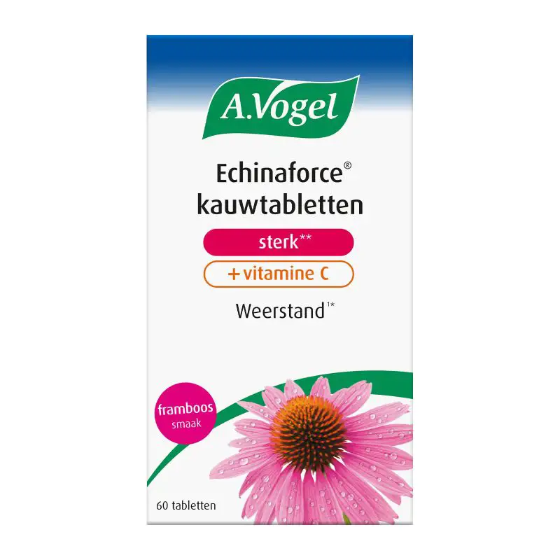 A.VOGEL ECHINAFORCE KAUWTB STERK+VITAMINE C 60ST