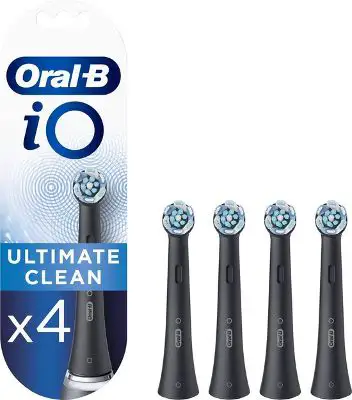 ORAL-B IO ULTIMATE CLEAN BLACK OPZETBORSTEL 4ST
