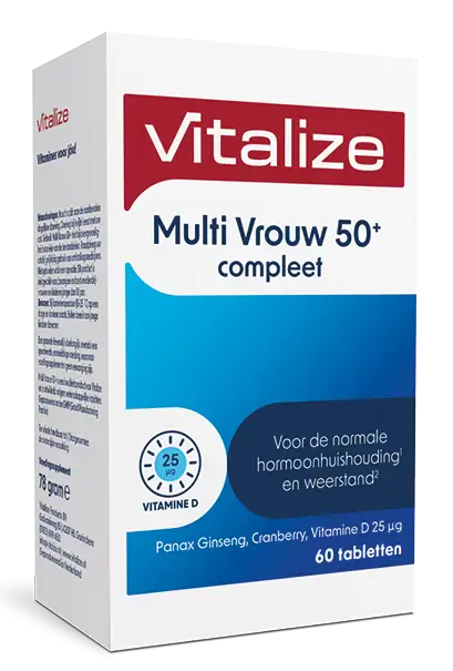 VITALIZE MULTI VROUW 50+ COMPLEET 60 TABS