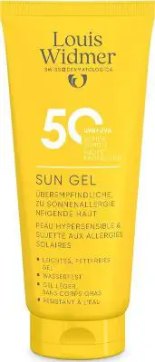 LOUIS WIDMER SUNCARE SUN GEL 50 NP 100 ML SUNCARE