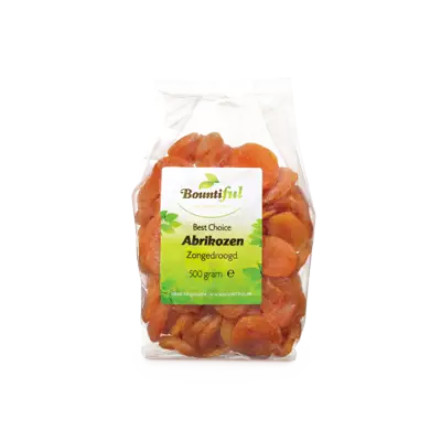 BOUNTIFUL ABRIKOZEN ZONGEDROOGD 500GR