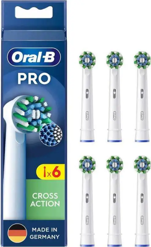 ORAL-B ELEKTRISCHE TANDENBORSTEL REFILL 6ST
