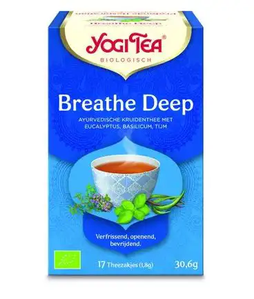 YOGI TEA BIO BREATHE DEEP 17ST 17