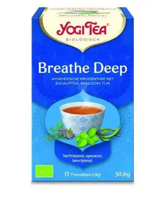 YOGI TEA BIO BREATHE DEEP 17ST 17
