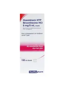 HEALTHYPHARM HOESTDRANK BROOMHEXINE 8MG/5ML 150ML