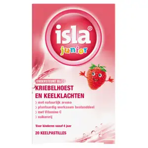 ISLA JUNIOR AARDBEI KEELPASTIL 20