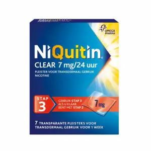 NIQUITIN STAP 3 PLEISTERS CLEA 7