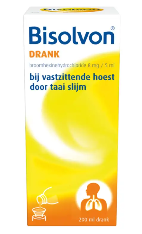BISOLVON DRANK 8MG BROOMHEXINE 200ML
