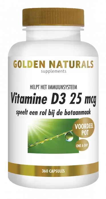 GOLDEN NATURALS VITAMINE D3 25MCG 360ST