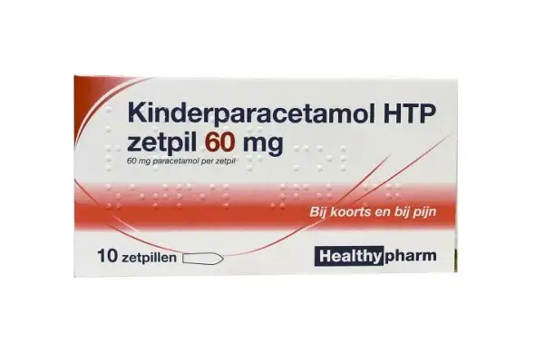 HEALTHYPHARM PARACETAMOL ZETPIL 60MG 10ST