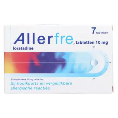 ALLERFRE 10MG LORATADINE 7ST 7